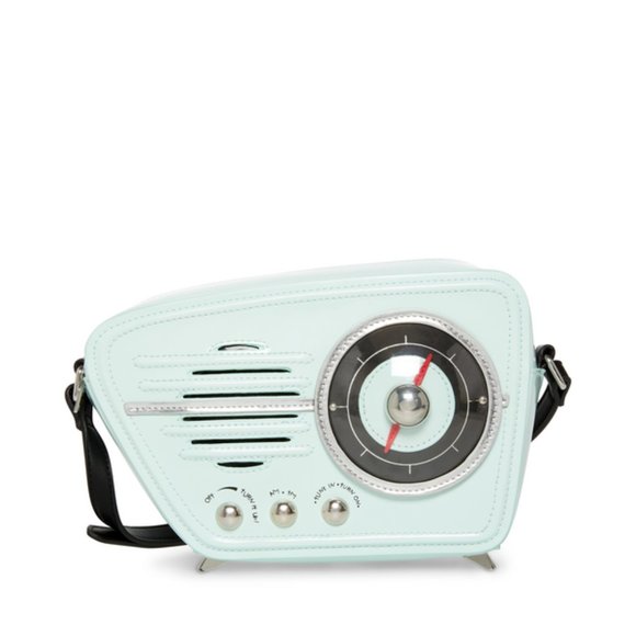 Betsey Johnson Kitsch Radio Active Mint Crossbody Bag BJ34070A New Sealed - Picture 3 of 13